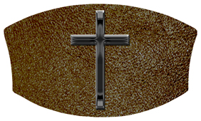 DNSWILL 510 BK SH BR Black Single Cross Shimmer Brown